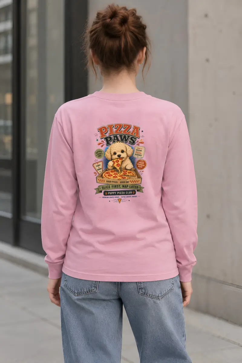 "Puppy Pizza Club" Unisex Longsleeve T-shirt
