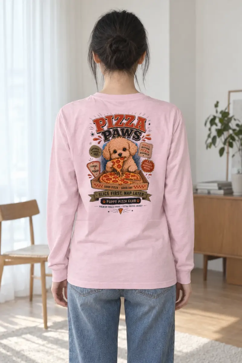 "Puppy Pizza Club" Unisex Longsleeve T-shirt