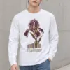 "Purple Iris Stripes" Unisex Longsleeve T-shirt | Gildan 2400