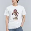 "Purple Iris Stripes" Heavyweight Unisex Crewneck T-shirt
