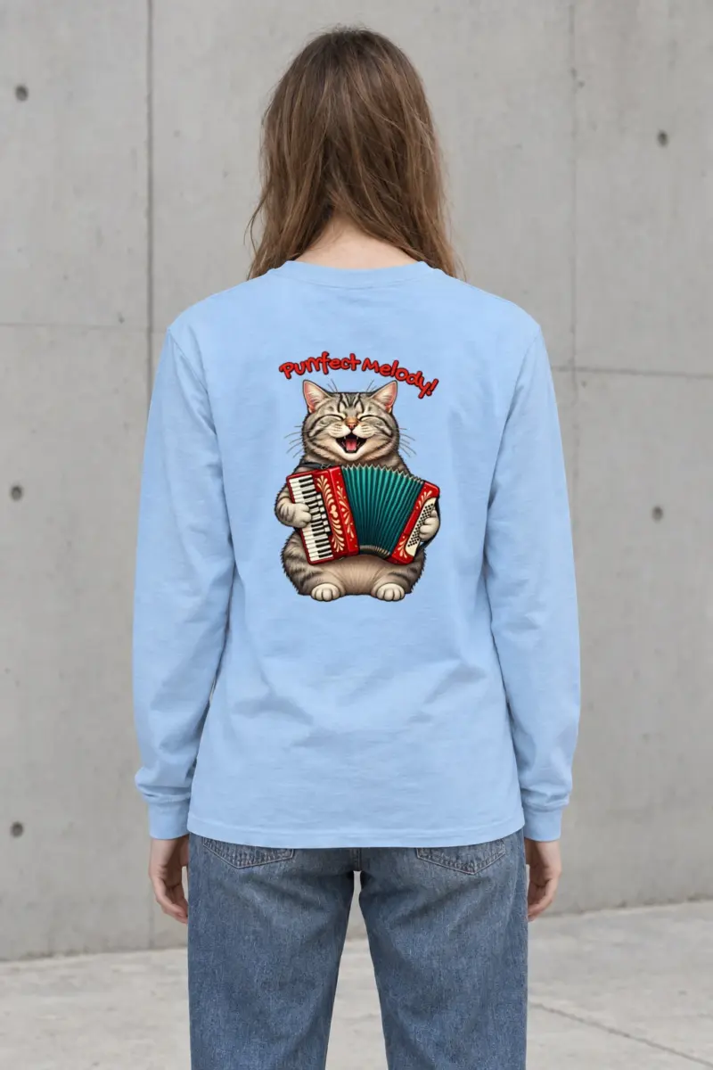 "Purrfect Melody" Unisex Longsleeve T-shirt