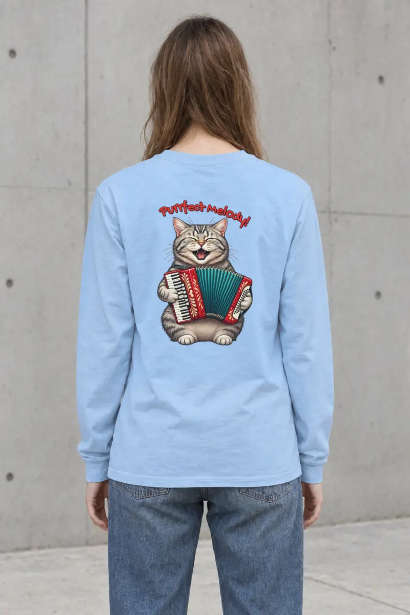 "Purrfect Melody" Unisex Longsleeve T-shirt