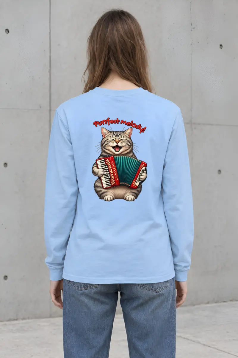 "Purrfect Melody" Unisex Longsleeve T-shirt
