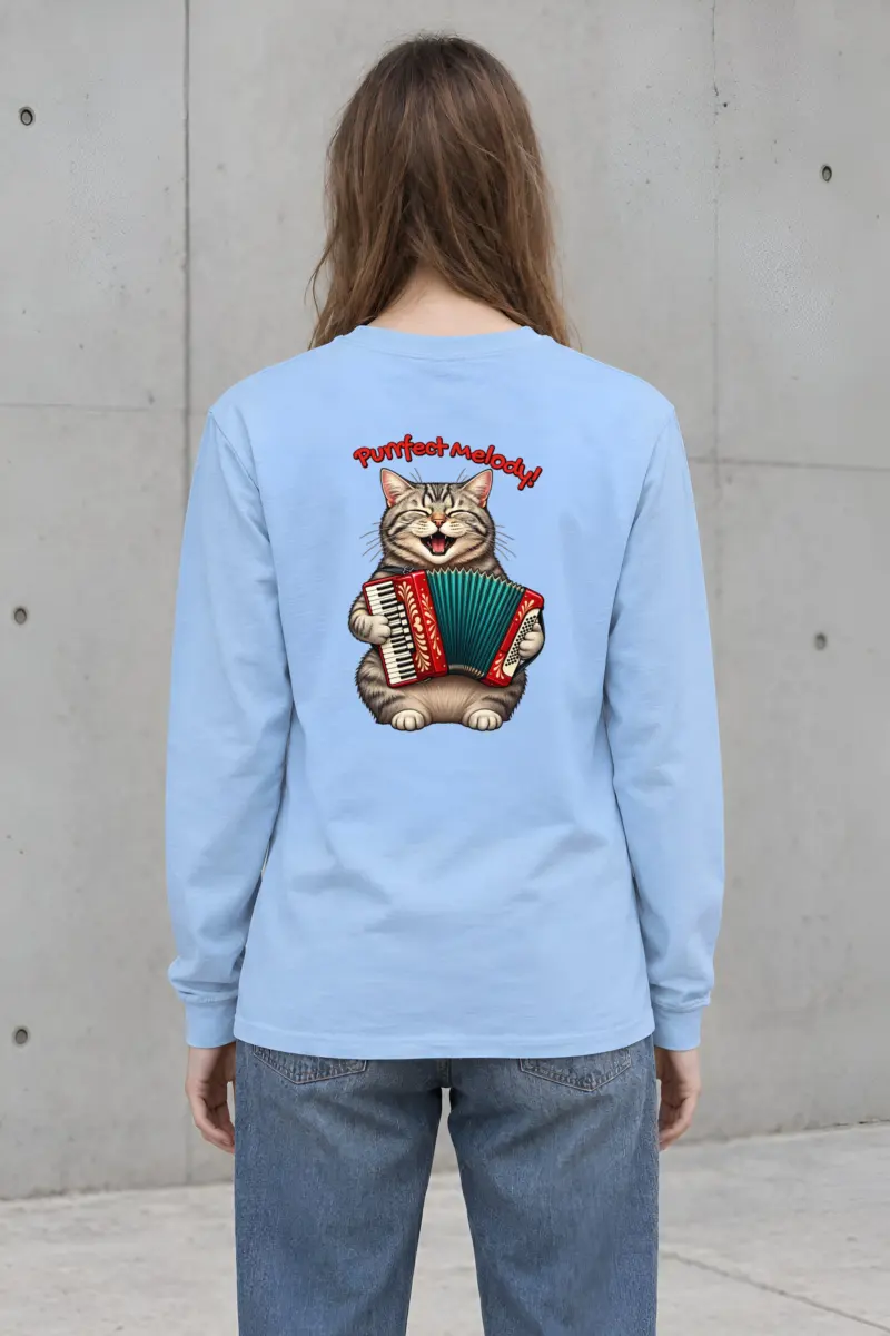 "Purrfect Melody" Unisex Longsleeve T-shirt
