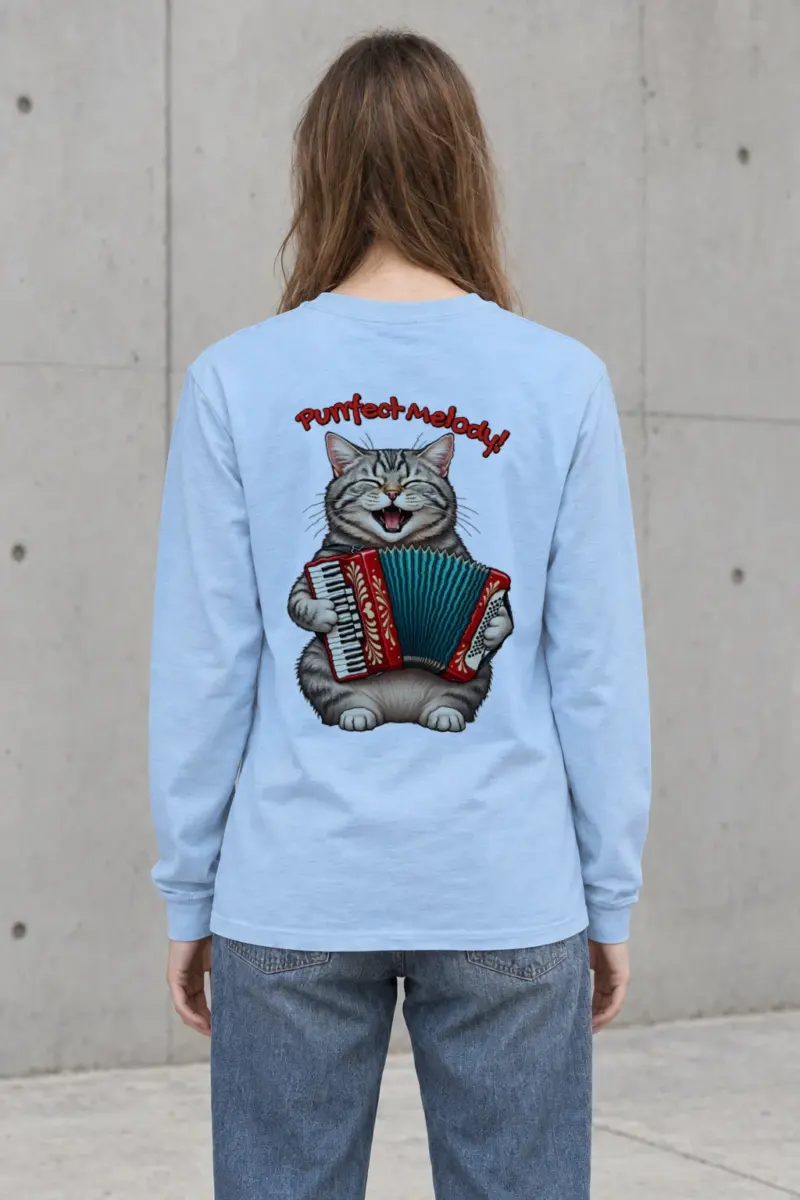 "Purrfect Melody" Unisex Longsleeve T-shirt
