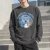 "Purrfectly Happy Cat" Unisex Longsleeve T-shirt | Gildan 2400