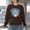 "Purrfectly Happy" Heavy Blend Unisex Crewneck Sweatshirt