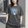 "Purrfectly Happy" Heavyweight Unisex Crewneck T-shirt | Gildan 5000