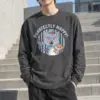 "Purrfectly Happy" Unisex Longsleeve T-shirt | Gildan 2400