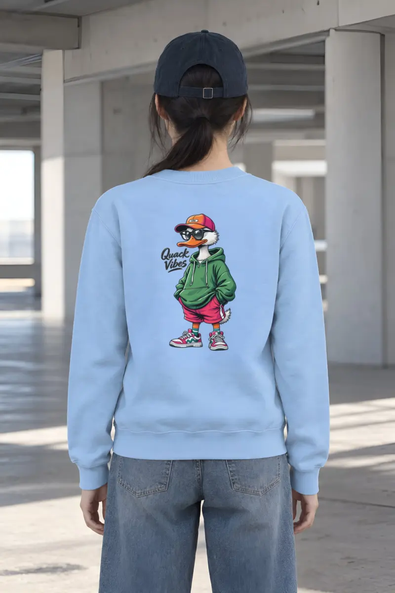 "Quack Vibes" Heavy Blend Unisex Crewneck Sweatshirt