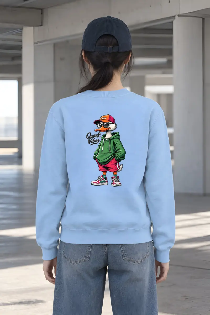 "Quack Vibes" Heavy Blend Unisex Crewneck Sweatshirt