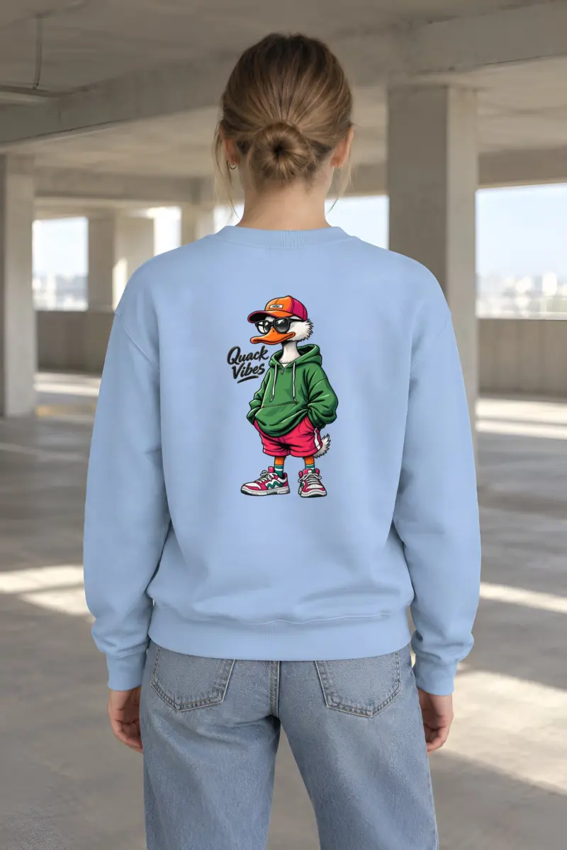 "Quack Vibes" Heavy Blend Unisex Crewneck Sweatshirt