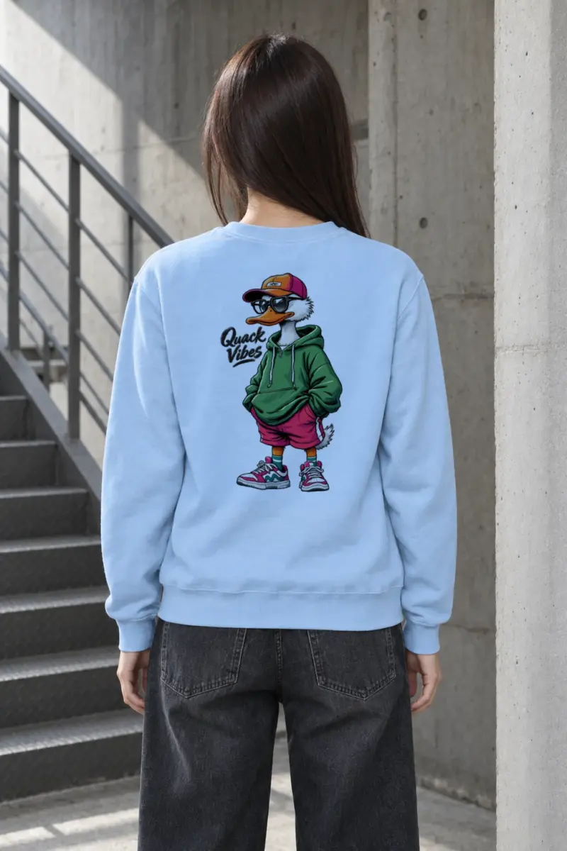 "Quack Vibes" Heavy Blend Unisex Crewneck Sweatshirt