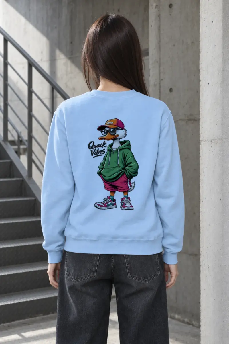 "Quack Vibes" Heavy Blend Unisex Crewneck Sweatshirt