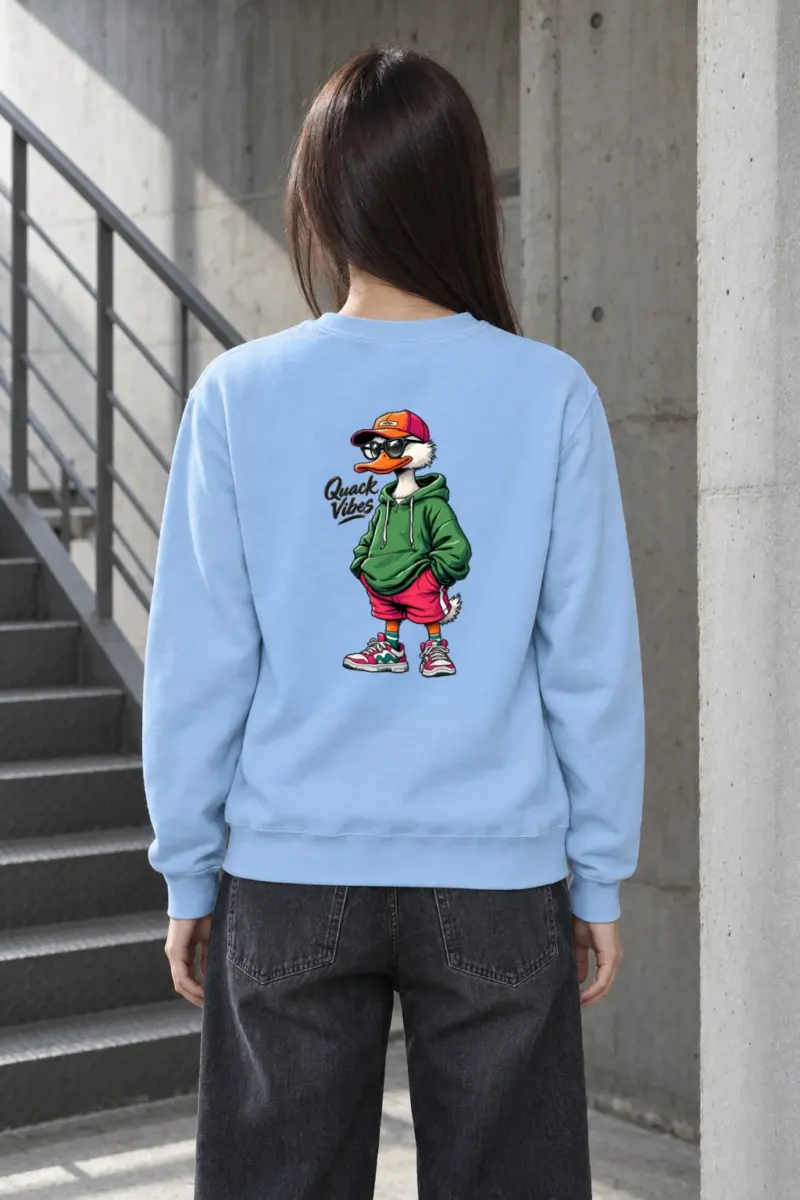 "Quack Vibes" Heavy Blend Unisex Crewneck Sweatshirt