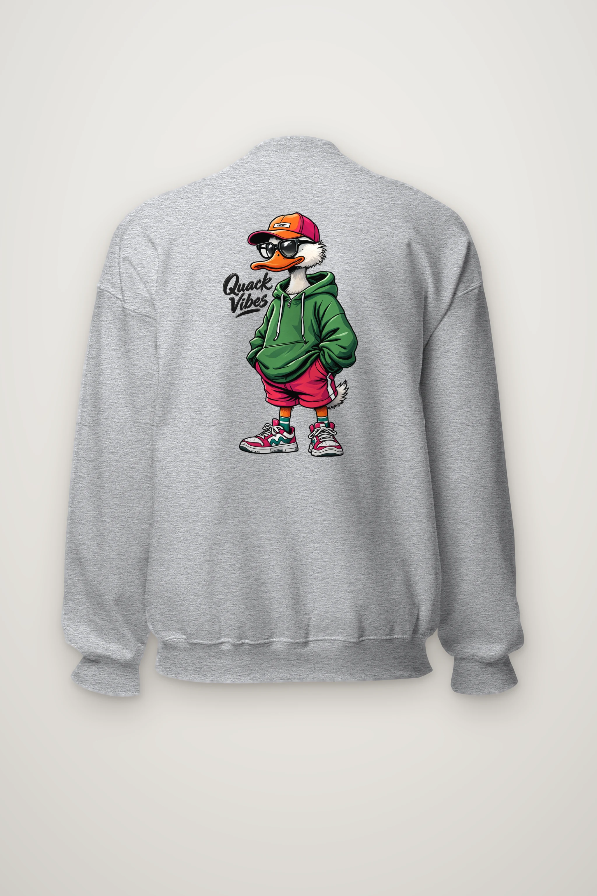 "Quack Vibes" Heavy Blend Unisex Crewneck Sweatshirt