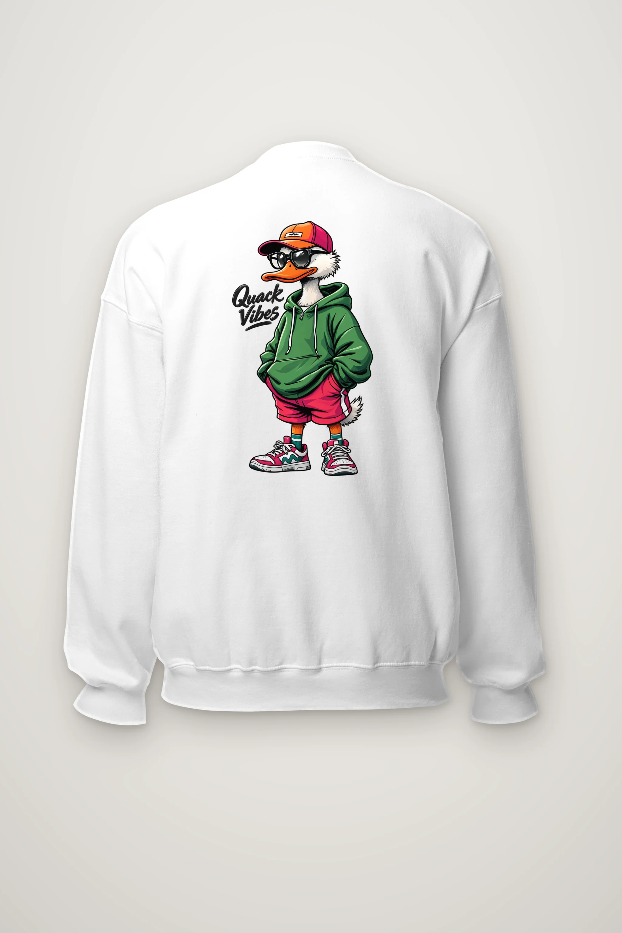 "Quack Vibes" Heavy Blend Unisex Crewneck Sweatshirt