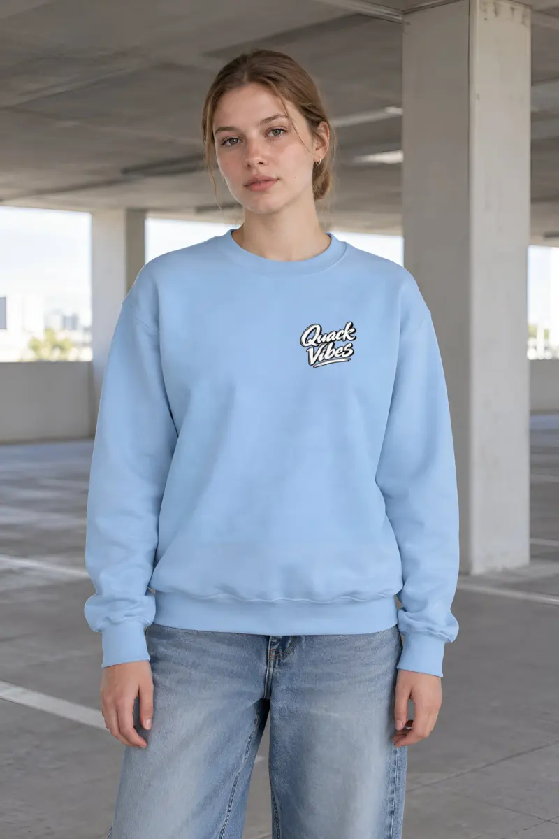 "Quack Vibes" Heavy Blend Unisex Crewneck Sweatshirt