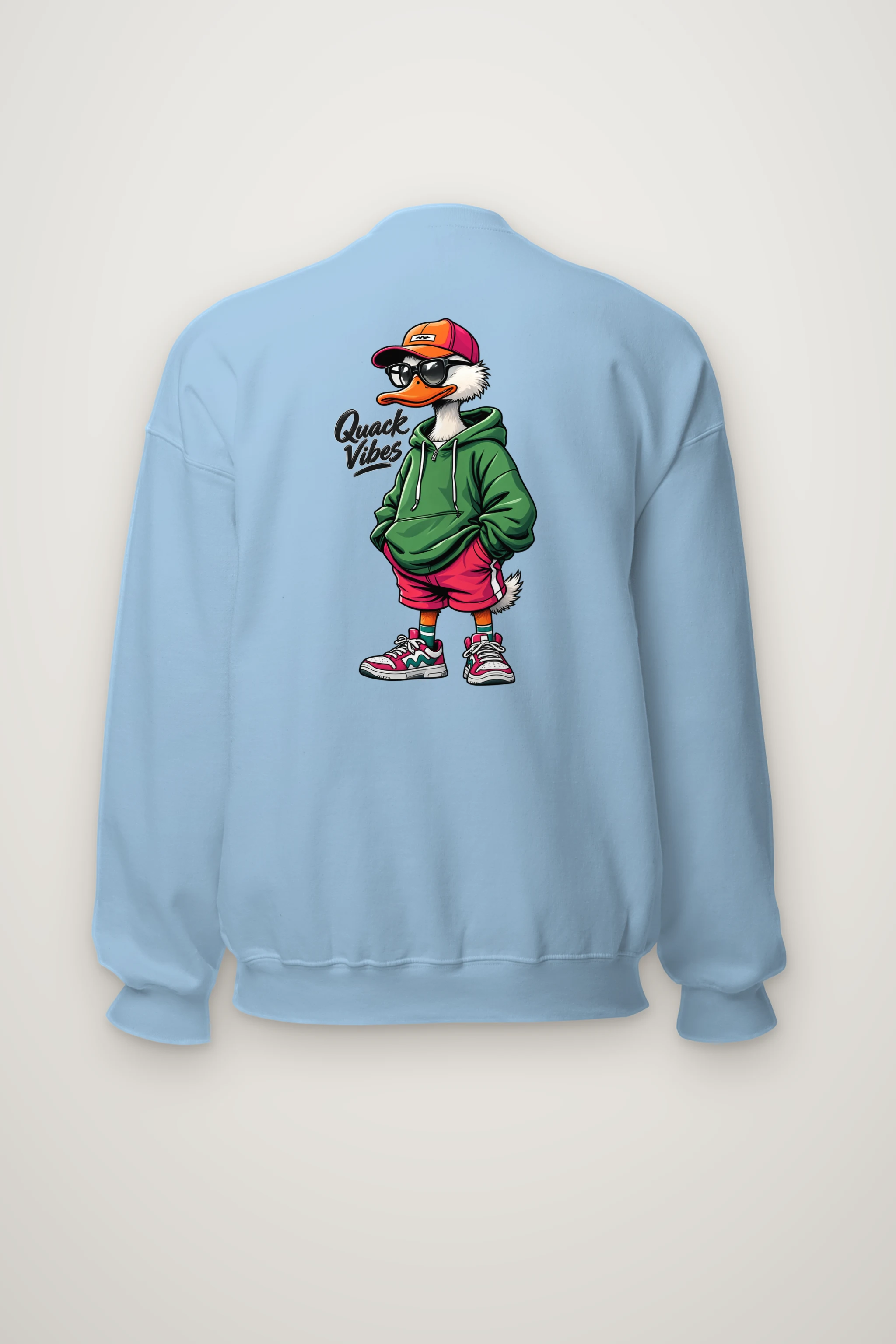 "Quack Vibes" Heavy Blend Unisex Crewneck Sweatshirt