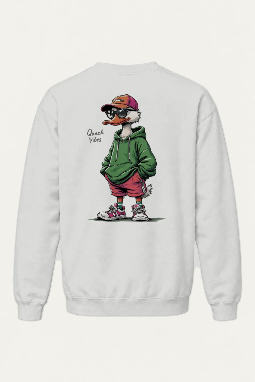 "Quack Vibes" Heavy Blend Unisex Crewneck Sweatshirt | Gildan 18000