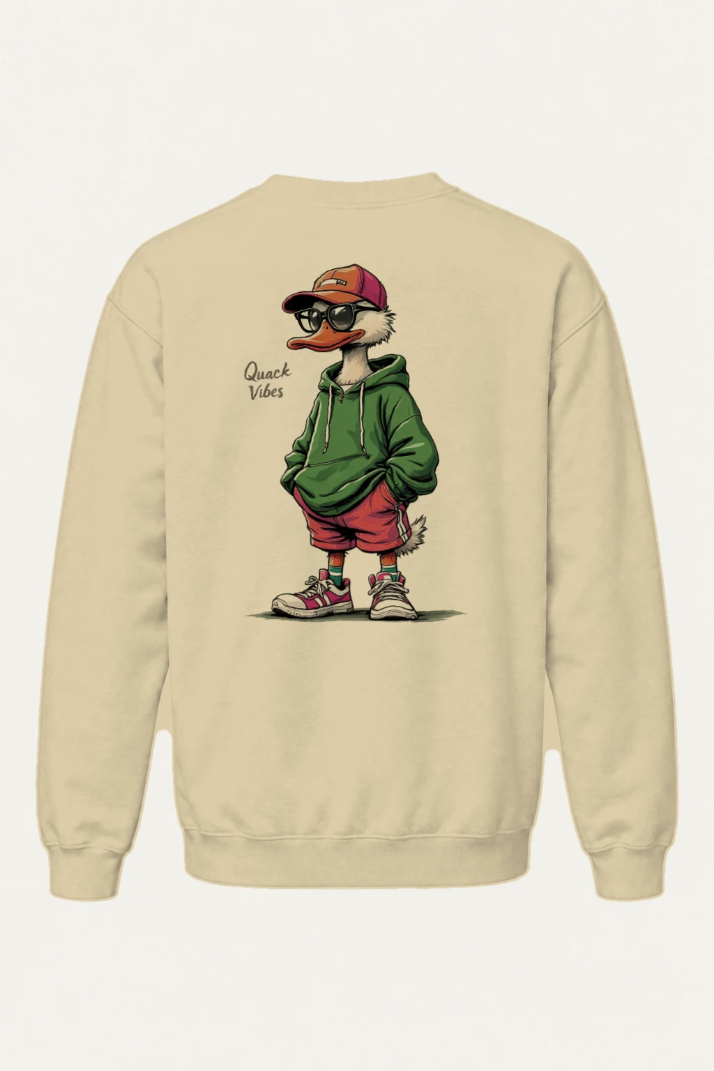 "Quack Vibes" Heavy Blend Unisex Crewneck Sweatshirt | Gildan 18000