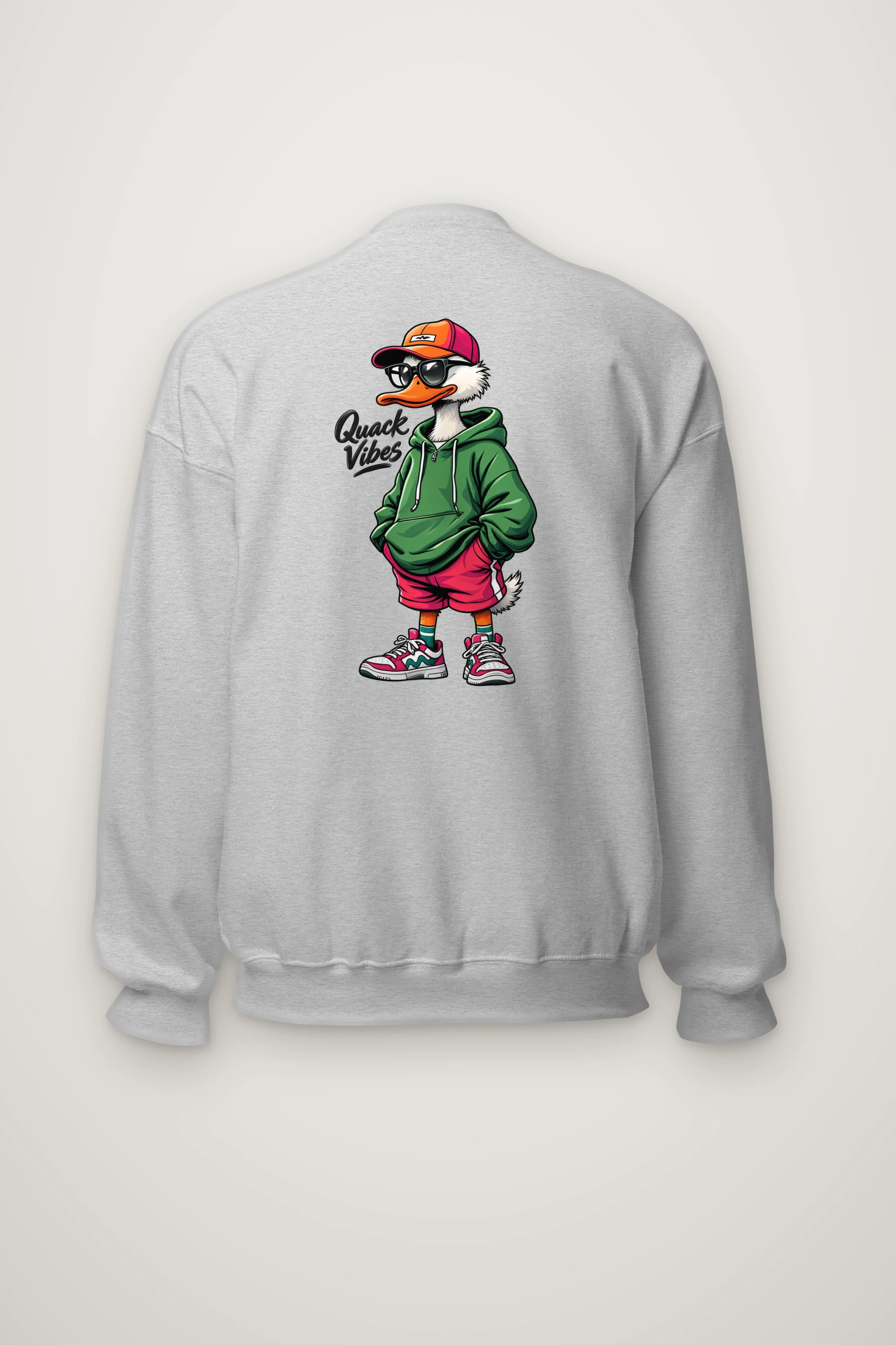 "Quack Vibes" Heavy Blend Unisex Crewneck Sweatshirt