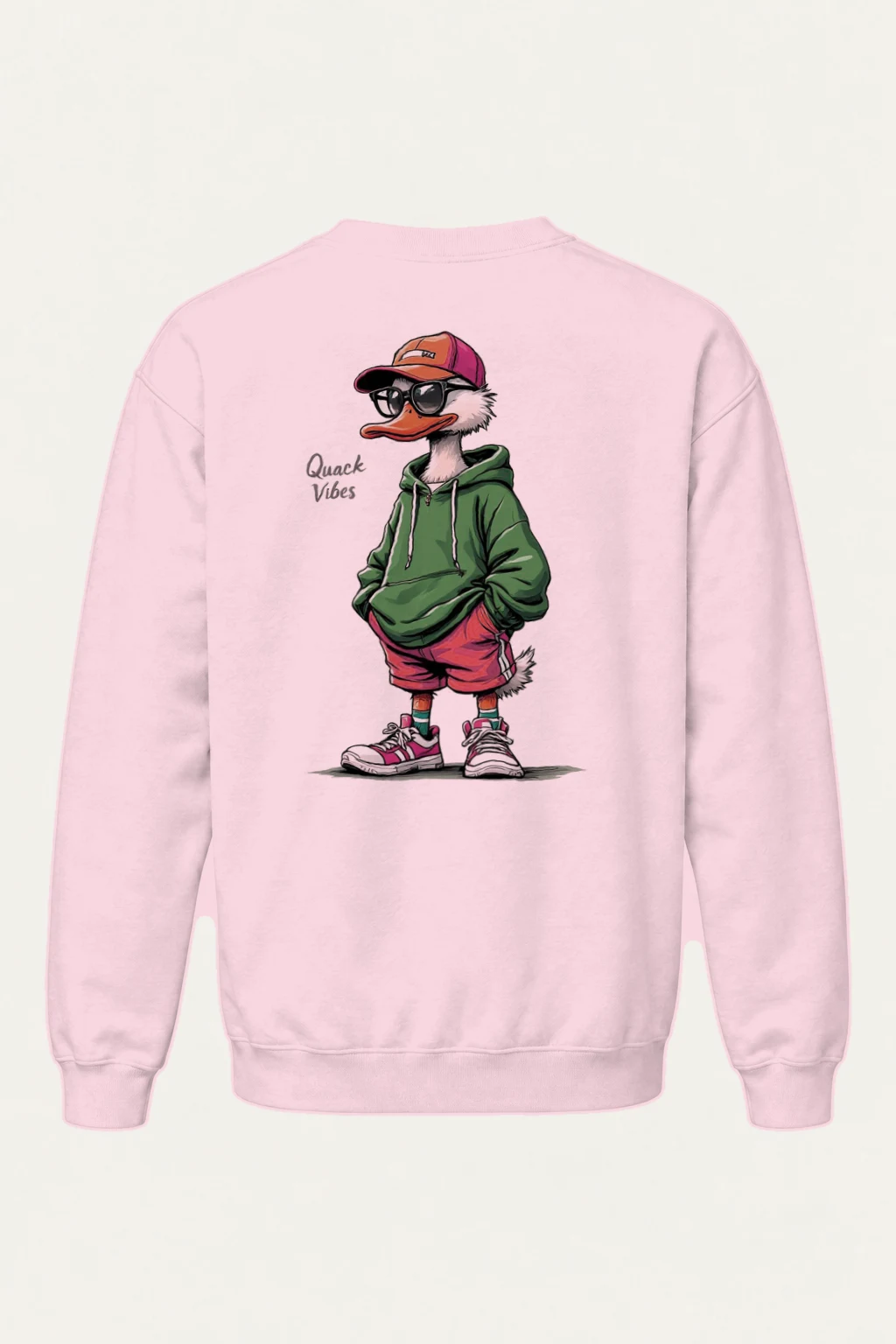 "Quack Vibes" Heavy Blend Unisex Crewneck Sweatshirt | Gildan 18000