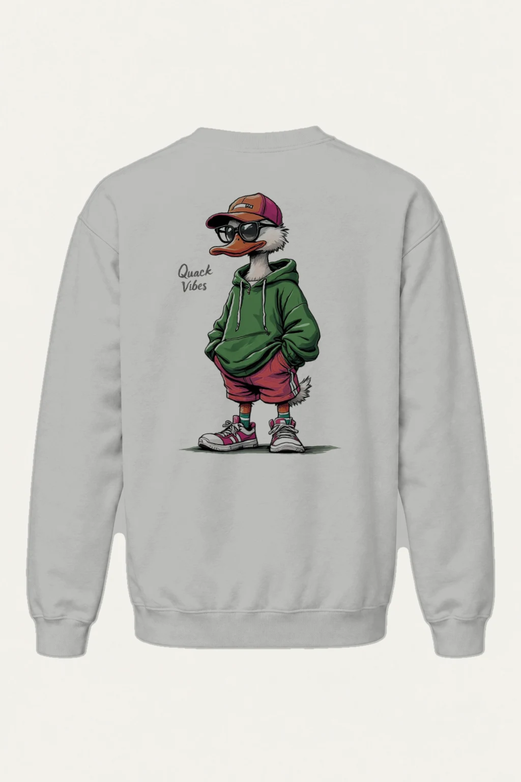 "Quack Vibes" Heavy Blend Unisex Crewneck Sweatshirt | Gildan 18000