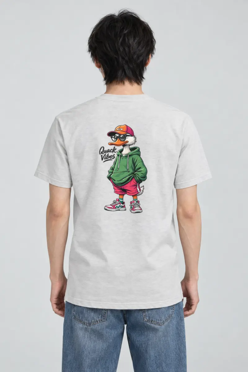 "Quack Vibes" Heavyweight Unisex Crewneck T-shirt