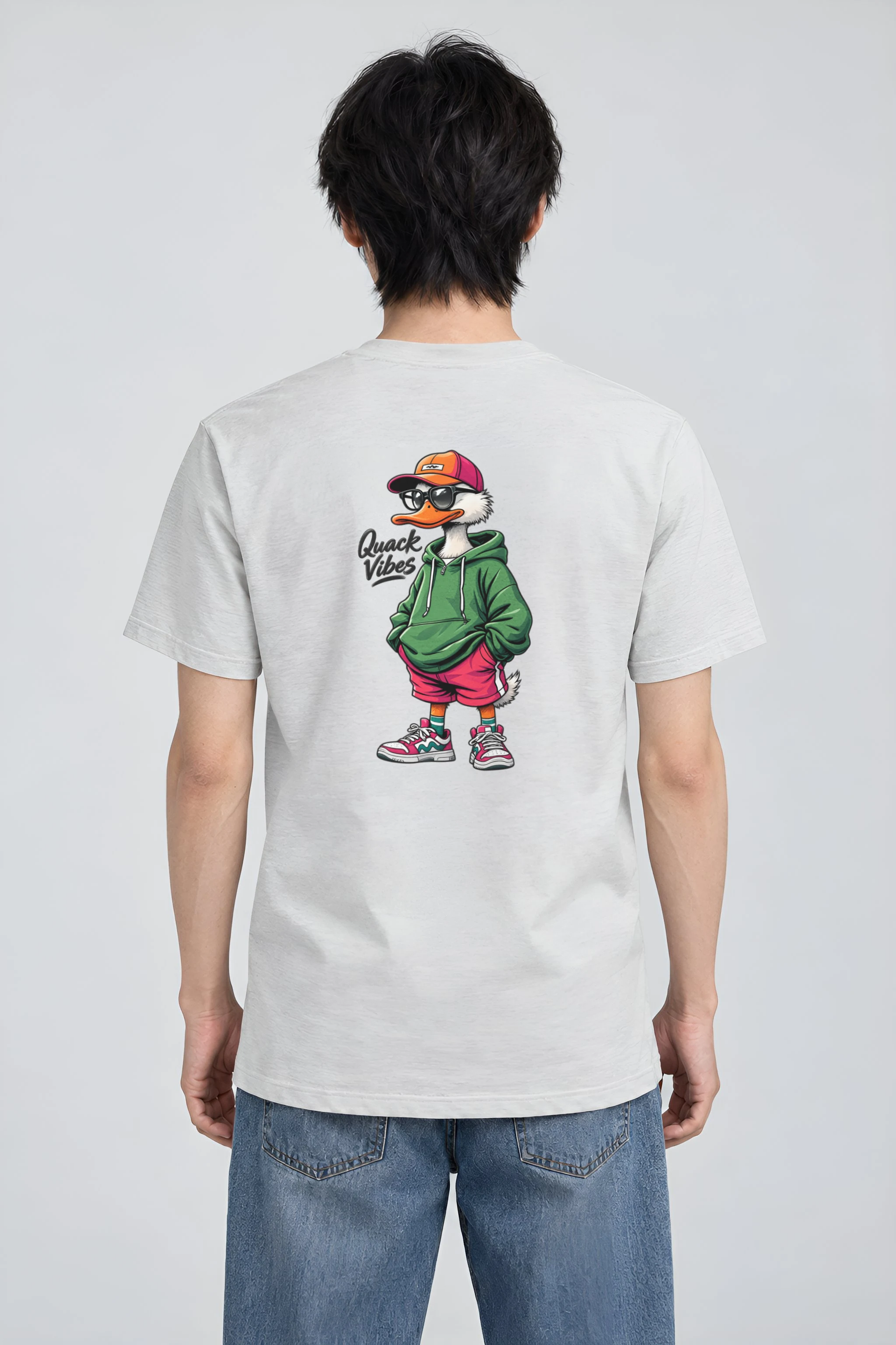 "Quack Vibes" Heavyweight Unisex Crewneck T-shirt