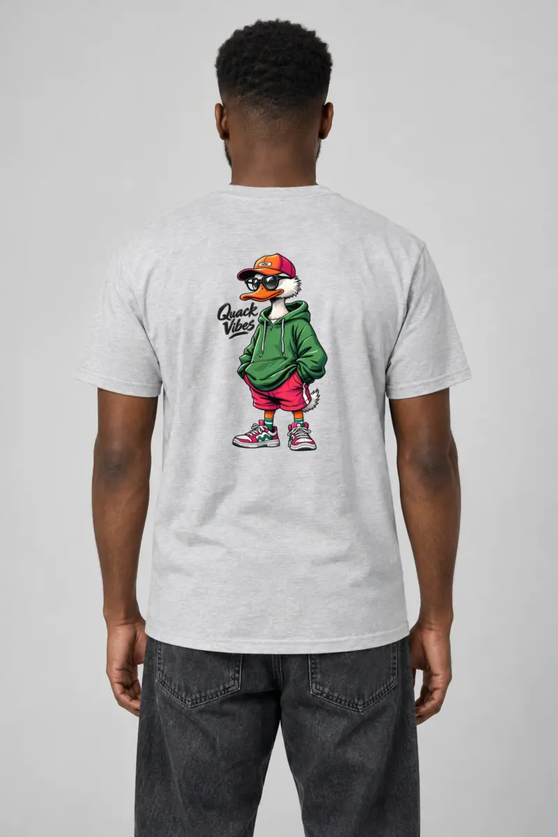 "Quack Vibes" Heavyweight Unisex Crewneck T-shirt