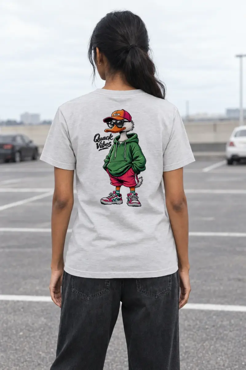 "Quack Vibes" Heavyweight Unisex Crewneck T-shirt | Gildan 5000