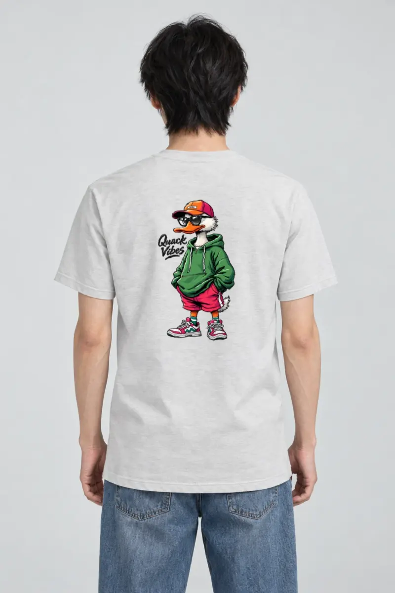 "Quack Vibes" Heavyweight Unisex Crewneck T-shirt