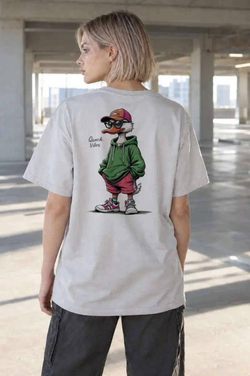 “Quack Vibes” Heavyweight Unisex Crewneck T-shirt | Gildan 5000