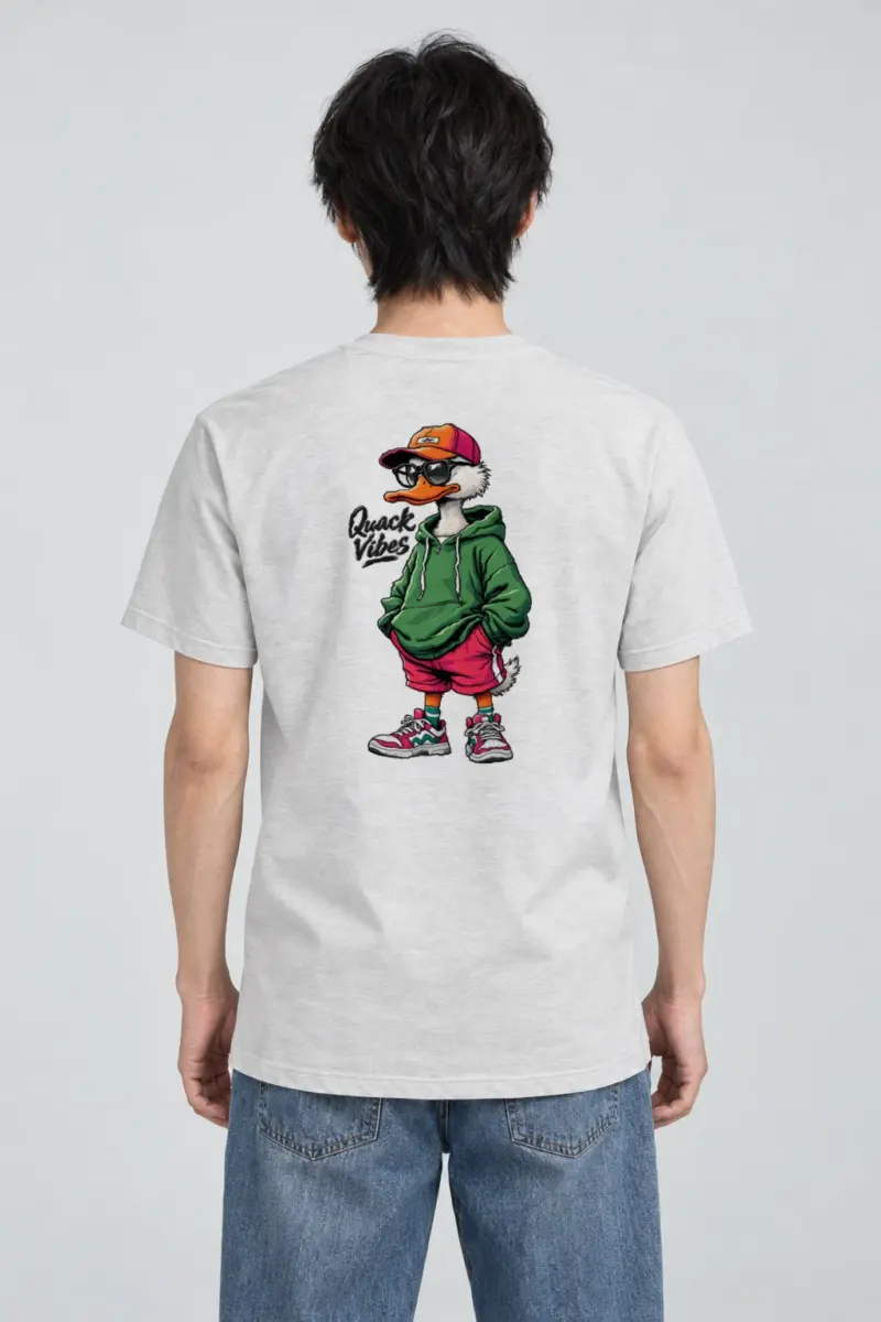 "Quack Vibes" Heavyweight Unisex Crewneck T-shirt