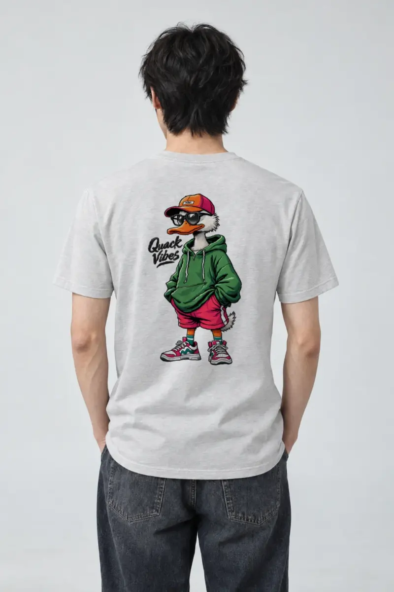 "Quack Vibes" Heavyweight Unisex Crewneck T-shirt | Gildan 5000