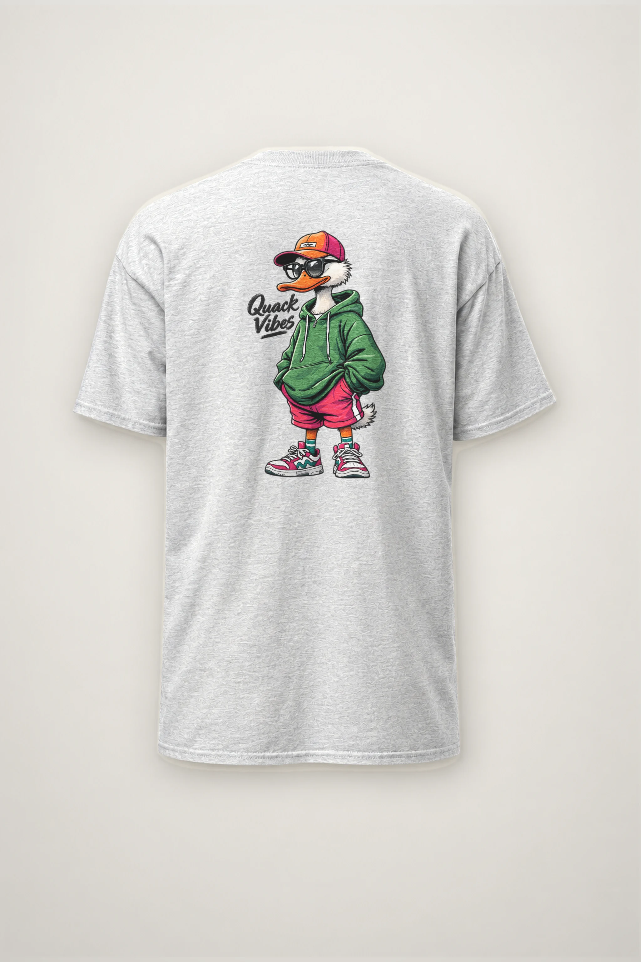 "Quack Vibes" Heavyweight Unisex Crewneck T-shirt