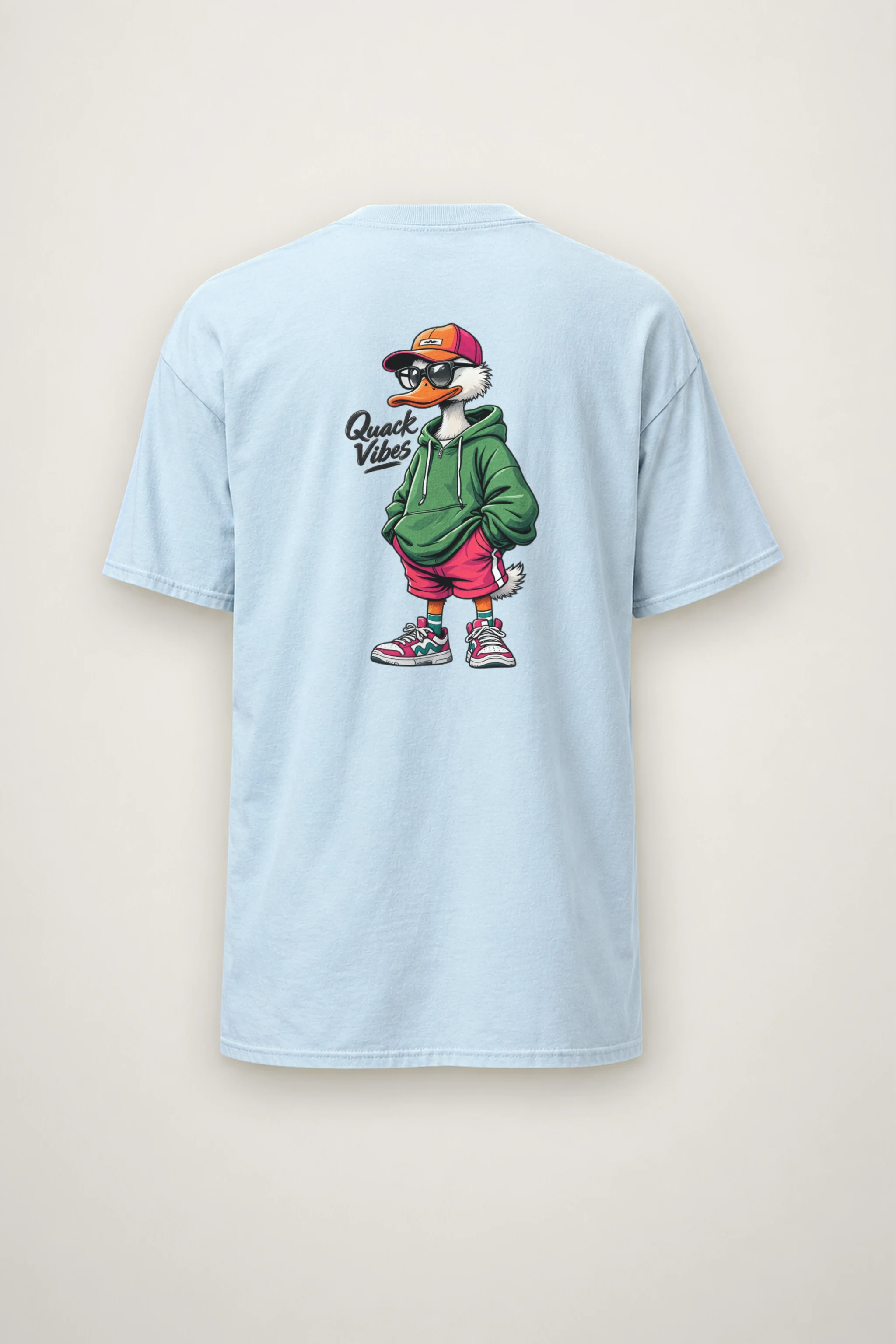 "Quack Vibes" Heavyweight Unisex Crewneck T-shirt