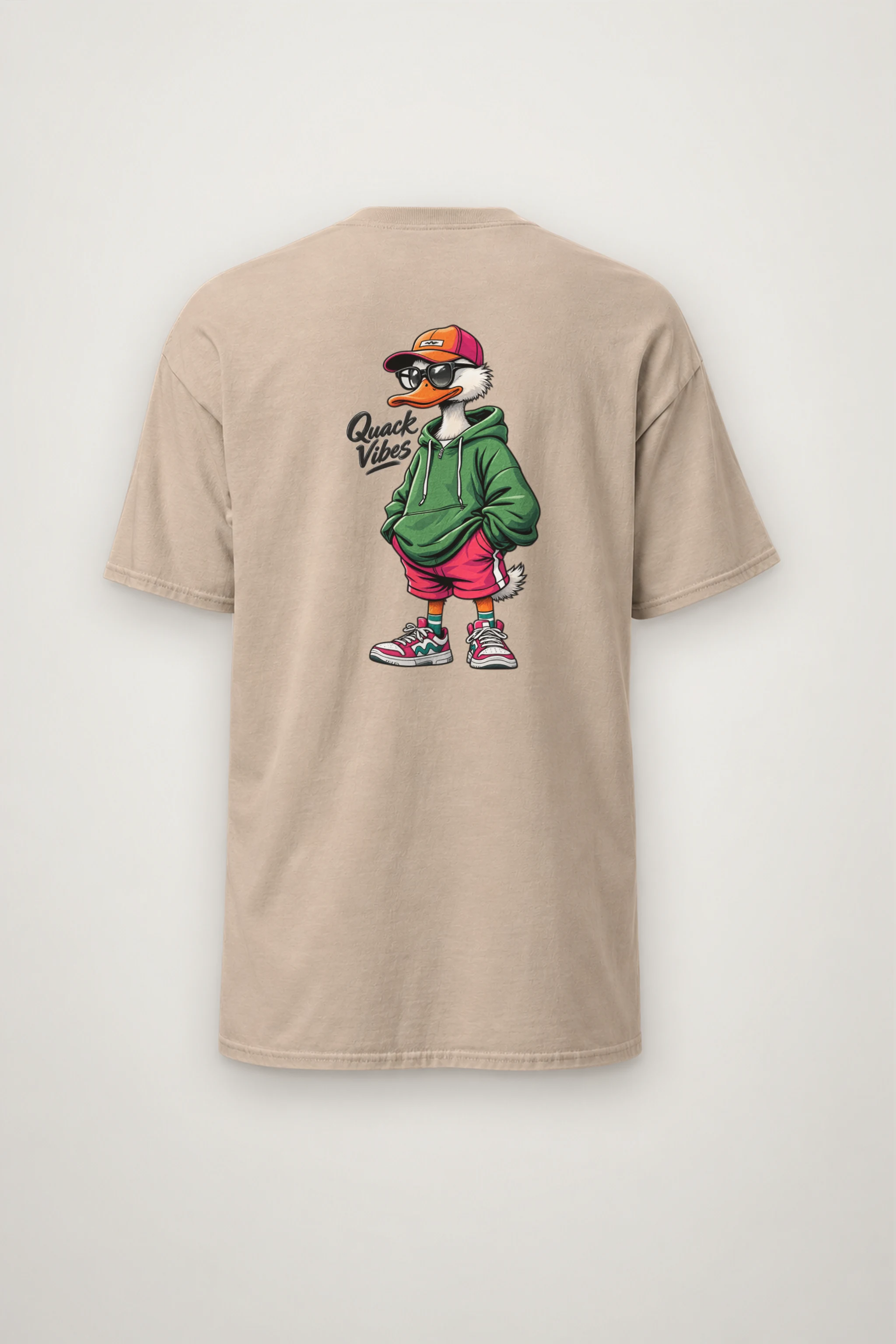 "Quack Vibes" Heavyweight Unisex Crewneck T-shirt