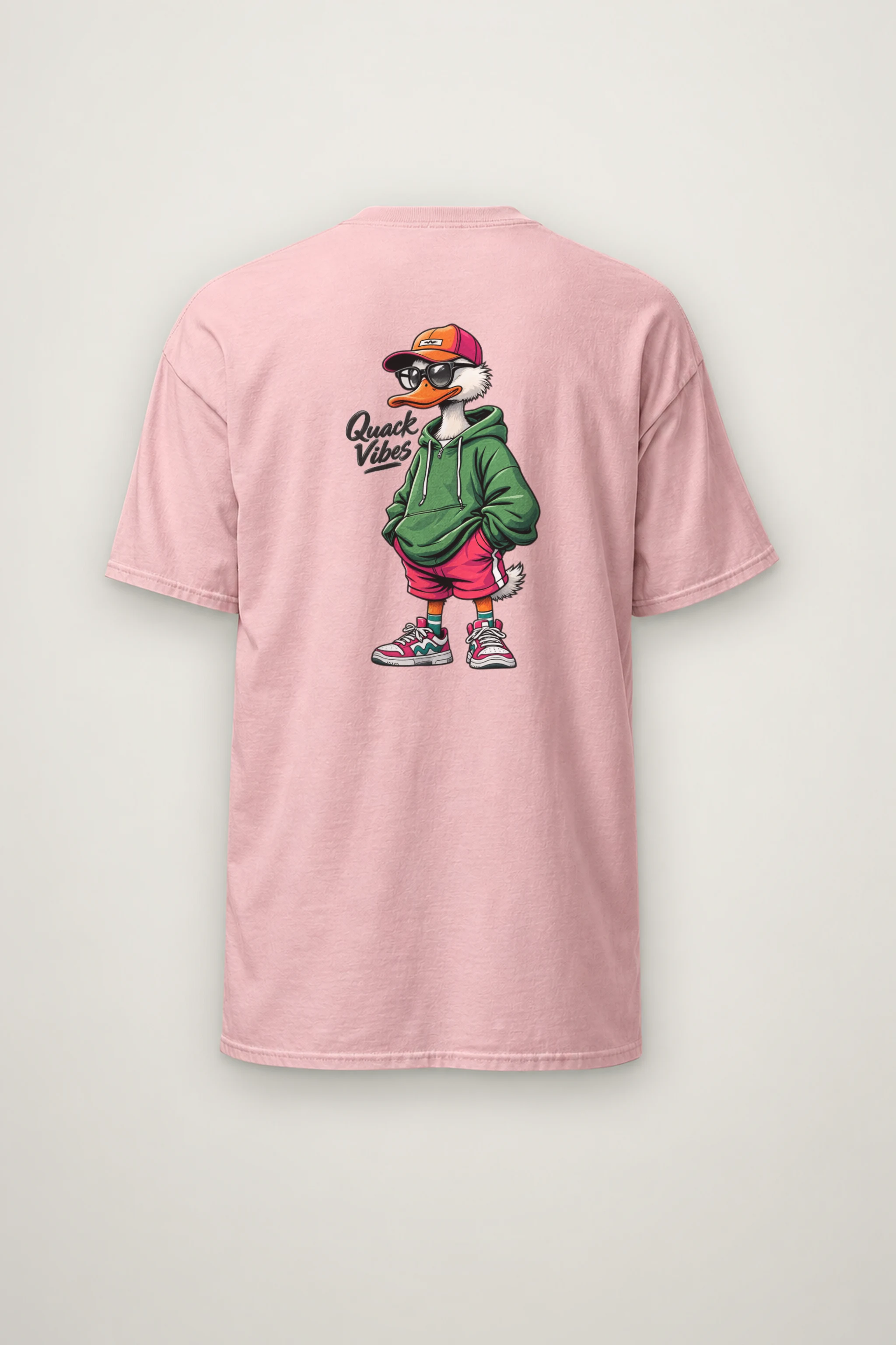 "Quack Vibes" Heavyweight Unisex Crewneck T-shirt