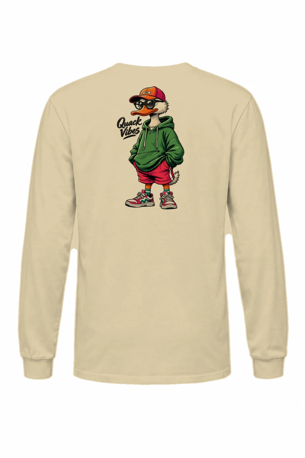 "Quack Vibes" Unisex Longsleeve T-shirt | Gildan 2400