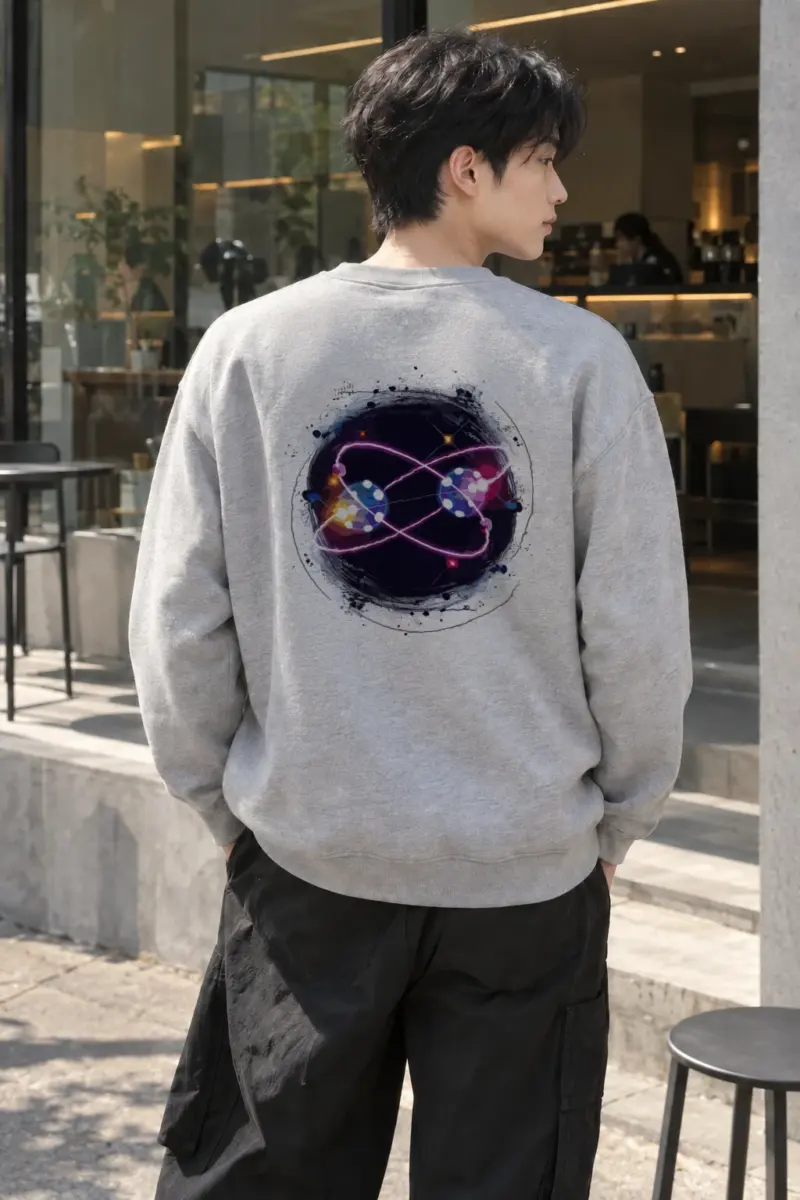 “Quantum Entanglement” Heavy Blend Unisex Crewneck Sweatshirt | Gildan 18000