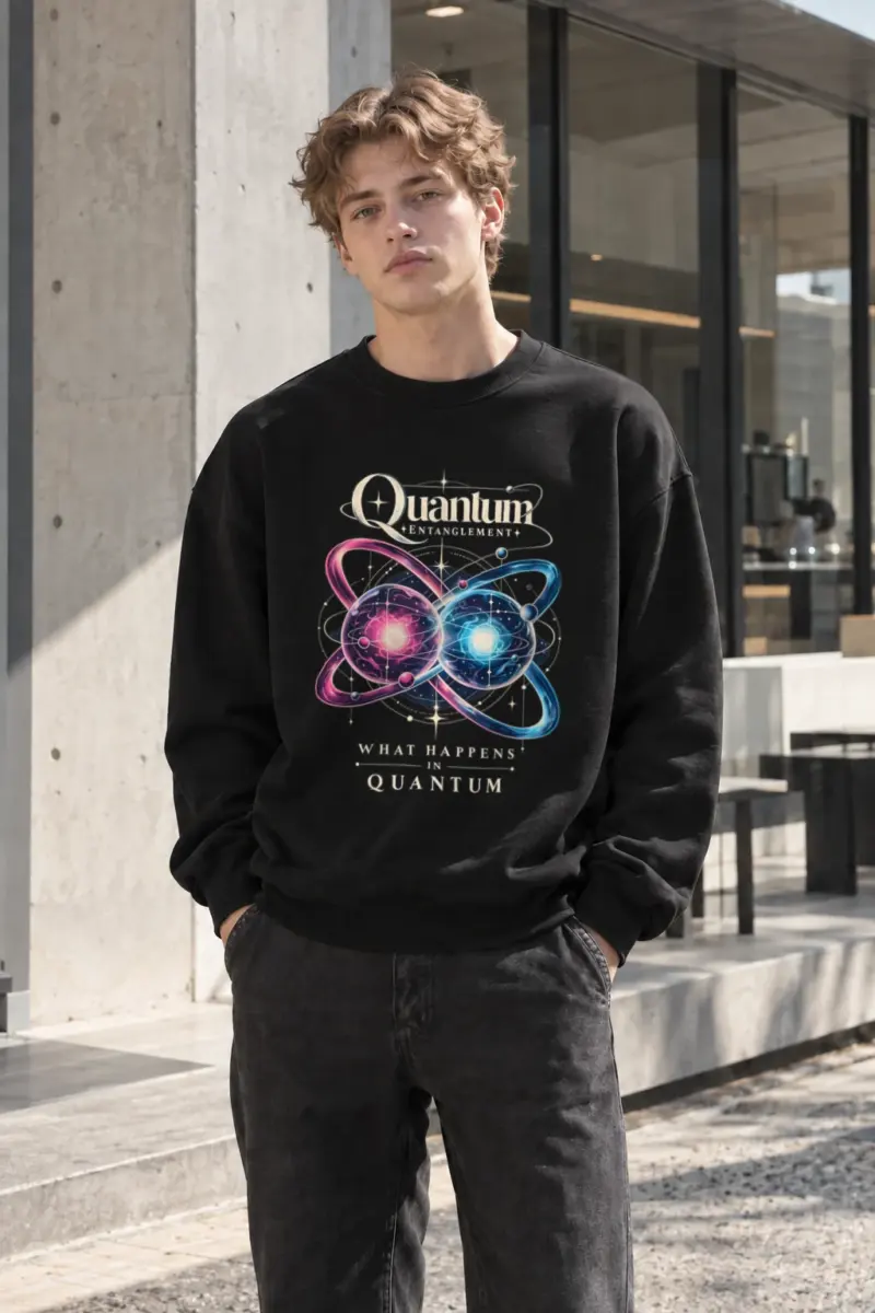 "Quantum Entanglement" Heavy Blend Unisex Crewneck Sweatshirt | Gildan 18000
