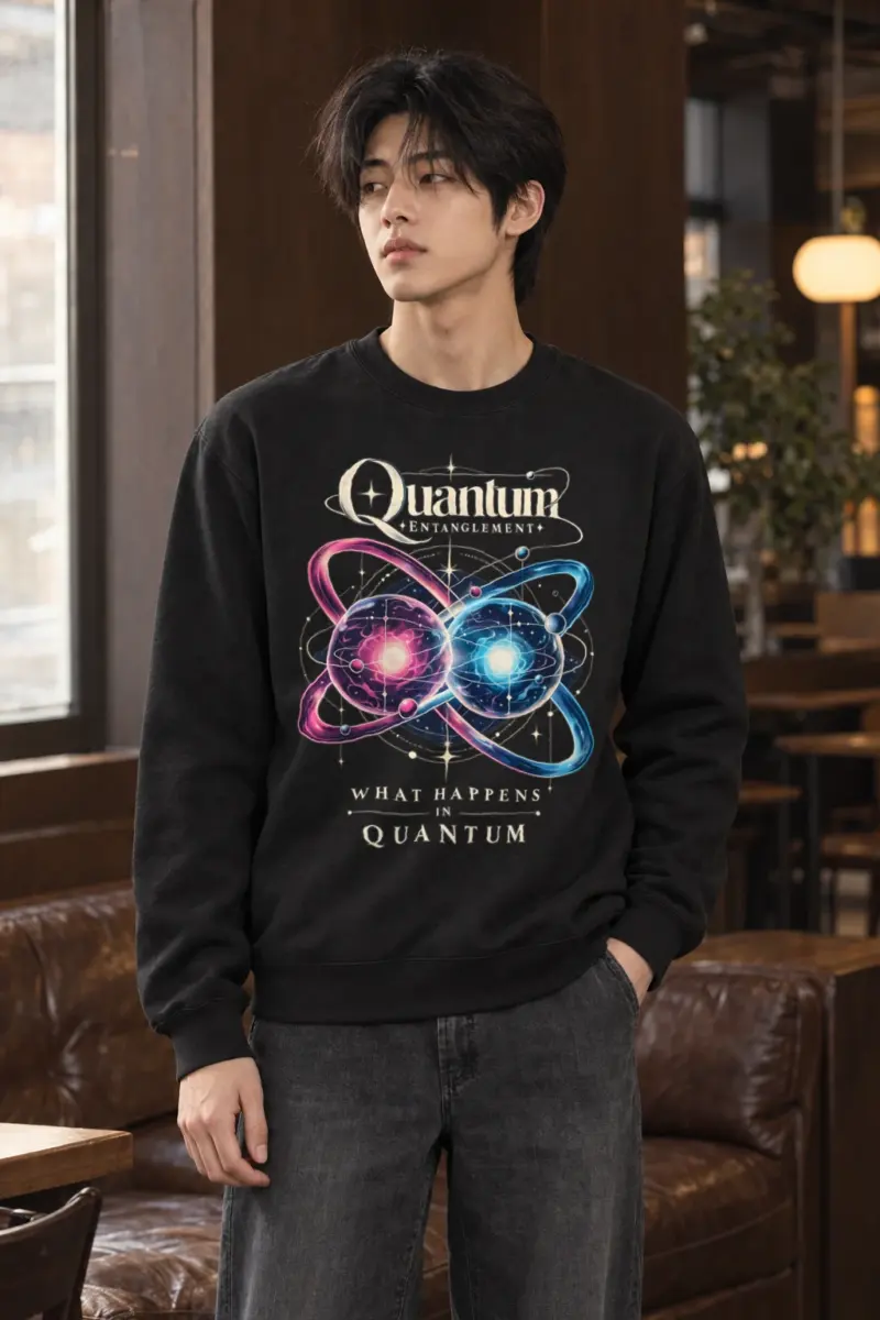 "Quantum Entanglement" Heavy Blend Unisex Crewneck Sweatshirt | Gildan 18000