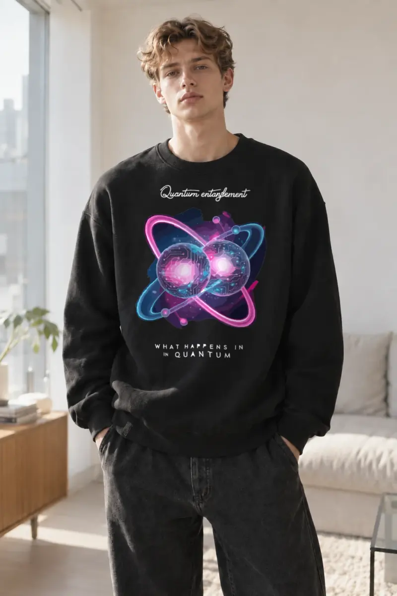 “Quantum Entanglement” Heavy Blend Unisex Crewneck Sweatshirt | Gildan 18000
