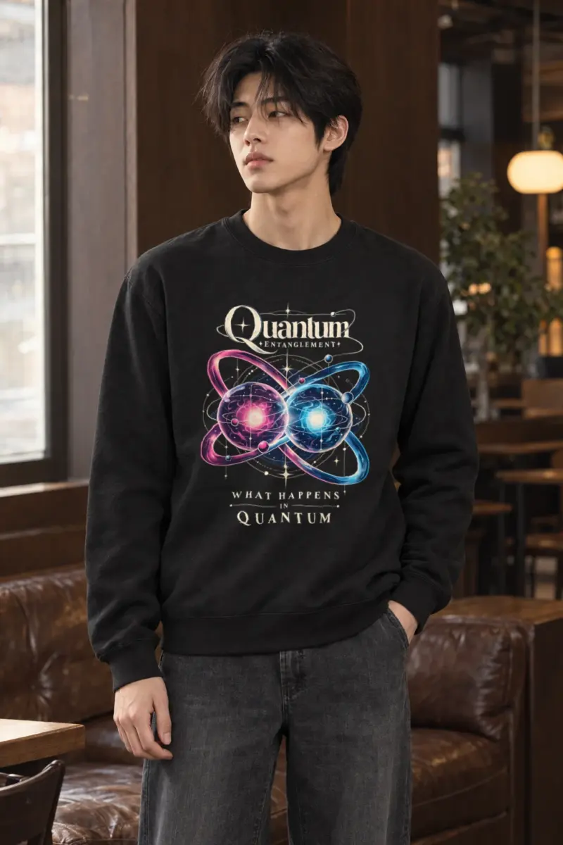 "Quantum Entanglement" Heavy Blend Unisex Crewneck Sweatshirt