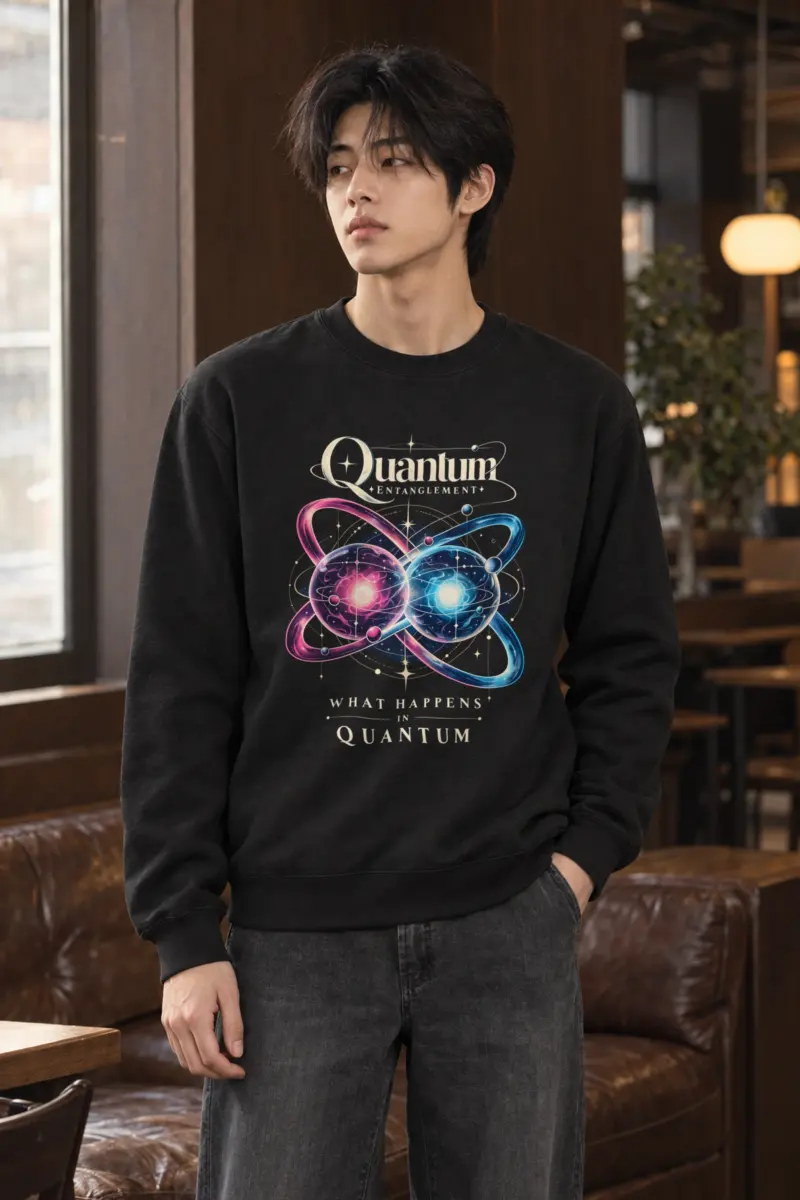 "Quantum Entanglement" Heavy Blend Unisex Crewneck Sweatshirt
