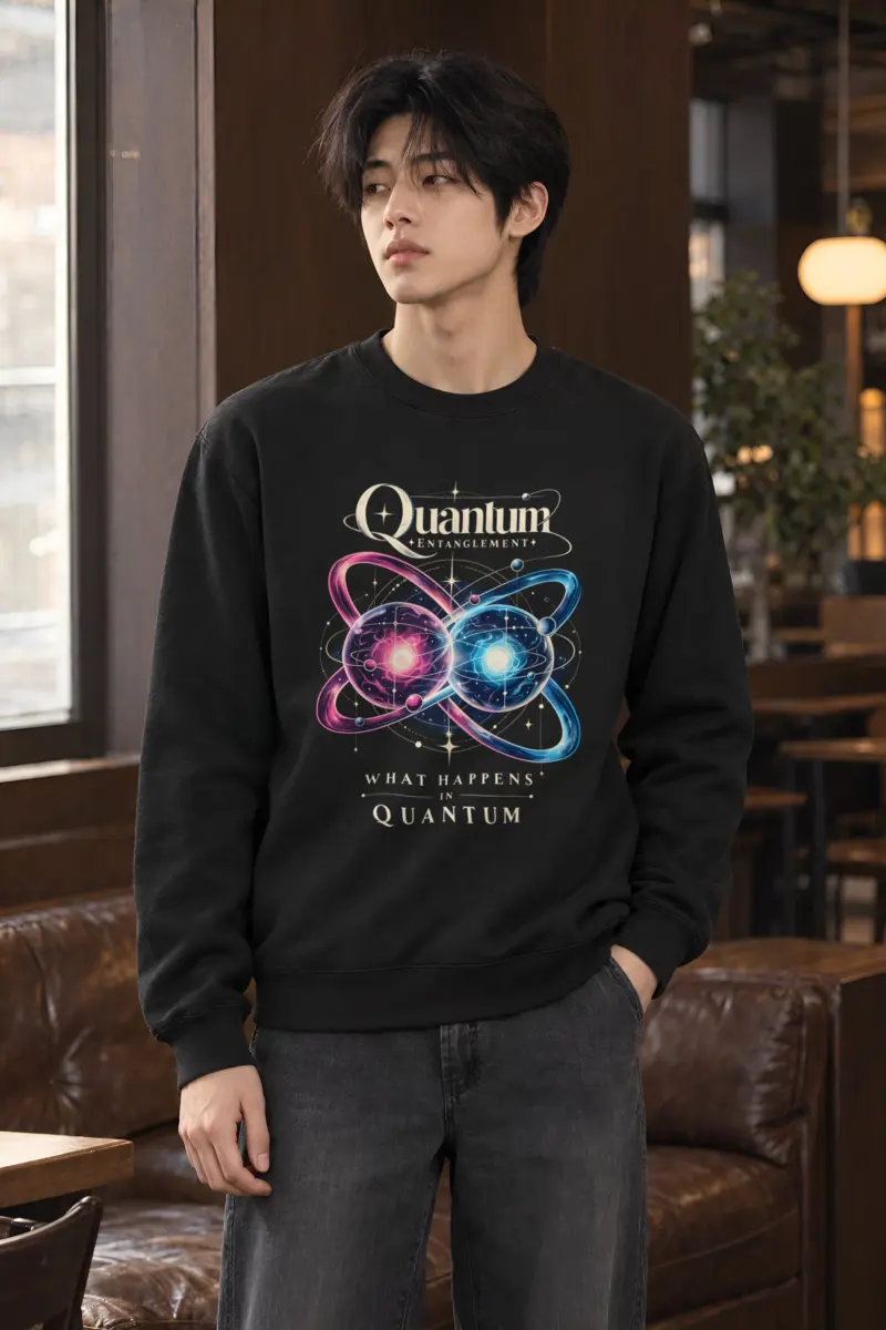 "Quantum Entanglement" Heavy Blend Unisex Crewneck Sweatshirt