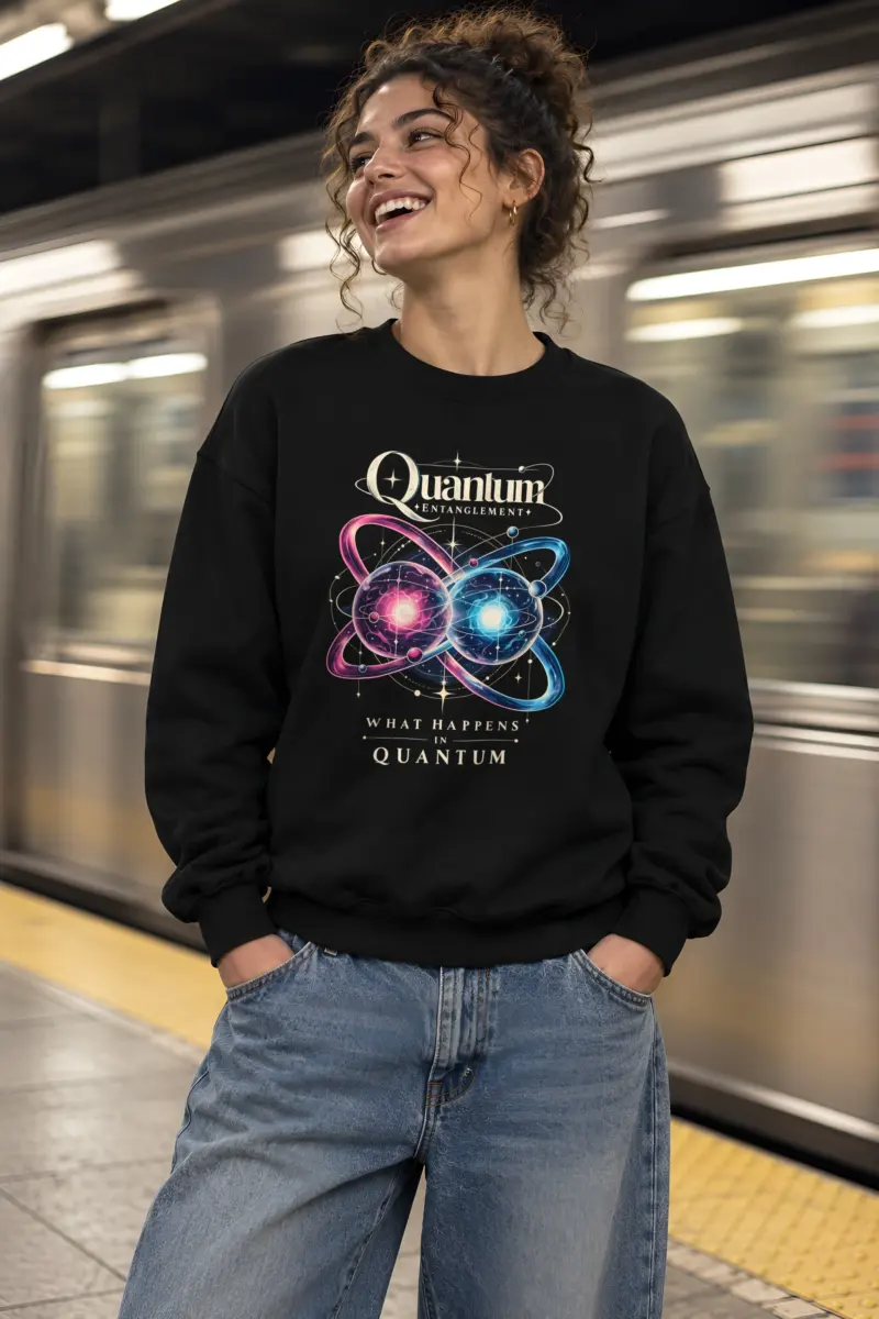 "Quantum Entanglement" Heavy Blend Unisex Crewneck Sweatshirt