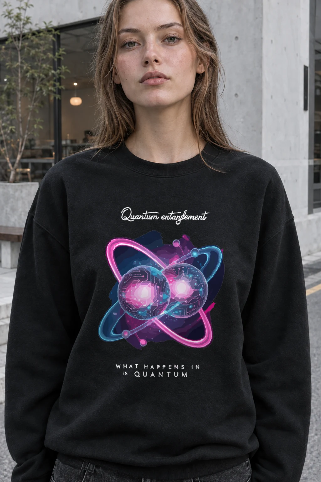 "Quantum Entanglement" Heavy Blend Unisex Crewneck Sweatshirt | Gildan 18000